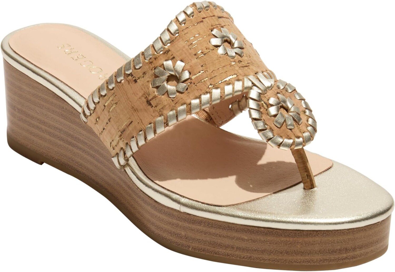 Босоножки Jacks Mid Wedge - Stacked - Metallic Cork Jack Rogers, цвет Metallic Cork/Pltainum
Босоножки Jacks Mid Wedge - Stacked - Metallic Cork Jack Rogers, цвет Metallic Cork/Pltainum