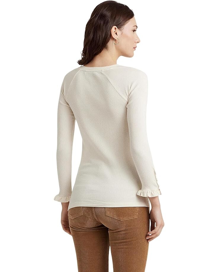 Топ LAUREN Ralph Lauren Button-Trim Cotton-Blend Knit Top, цвет Mascarpone Cream
Топ LAUREN Ralph Lauren Button-Trim Cotton-Blend Knit Top, цвет Mascarpone Cream