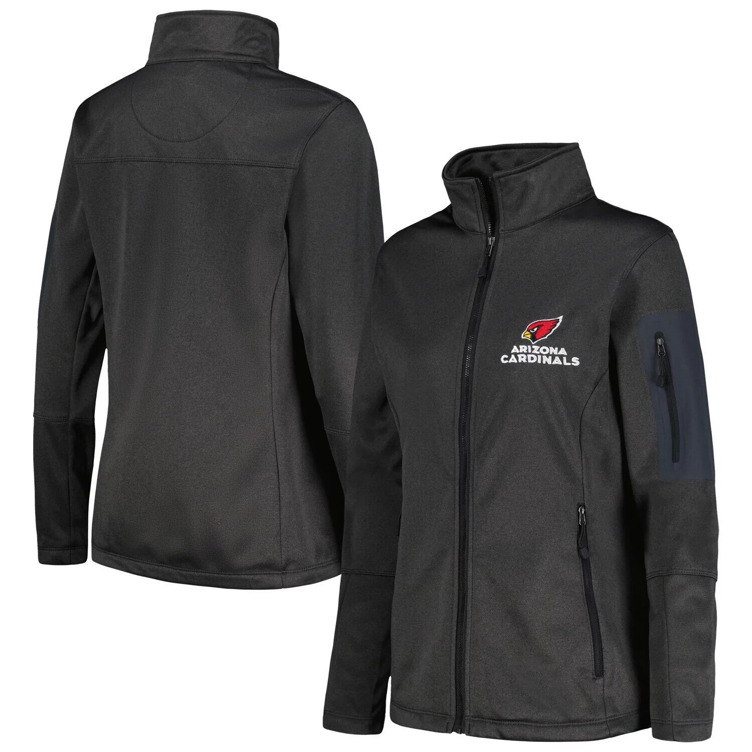 Женская куртка Dunbrooke Heather Black Arizona Cardinals с тефлоновым щитком и молнией во всю длину
Женская куртка Dunbrooke Heather Black Arizona Cardinals с тефлоновым щитком и молнией во всю длину