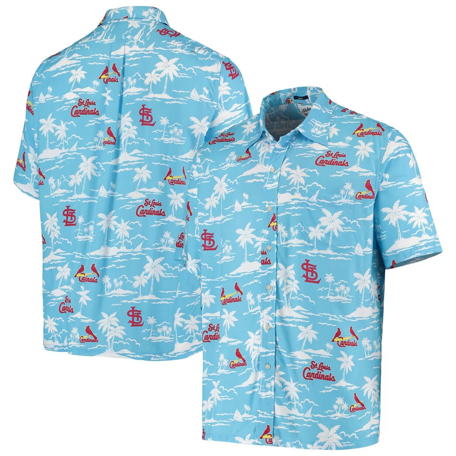 Мужская голубая рубашка на пуговицах с коротким рукавом Reyn Spooner St. Louis Cardinals Vintage
Мужская голубая рубашка на пуговицах с коротким рукавом Reyn Spooner St. Louis Cardinals Vintage