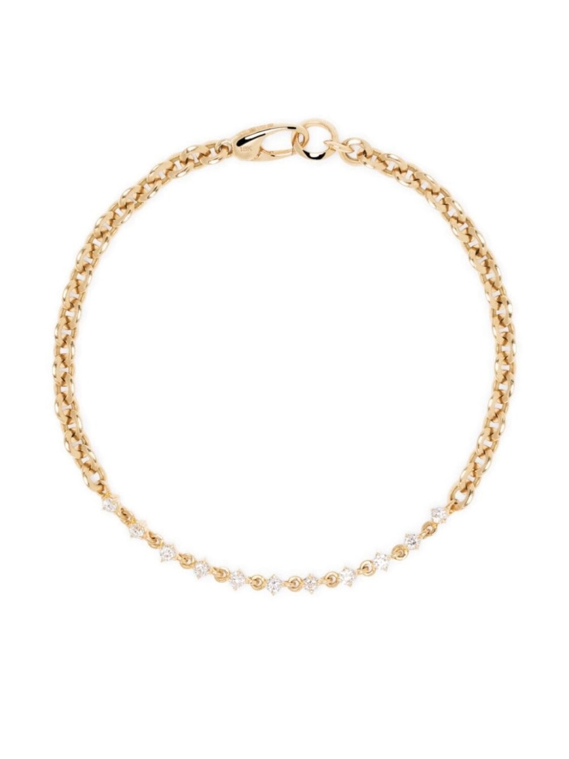 Цепочный браслет Éclat из желтого золота с бриллиантами Lizzie Mandler Fine Jewelry, золотой
Цепочный браслет Éclat из желтого золота с бриллиантами Lizzie Mandler Fine Jewelry, золотой