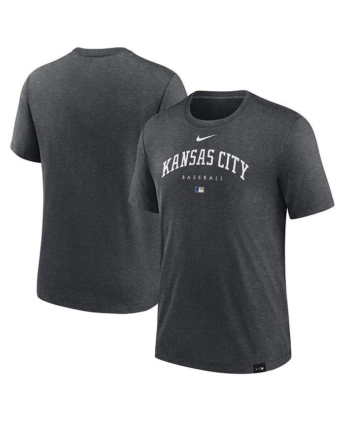 Мужская футболка цвета «Хезер уголь» Kansas City Royals Authentic Collection Early Work Tri-Blend Performance Nike, серый
Мужская футболка цвета «Хезер уголь» Kansas City Royals Authentic Collection Early Work Tri-Blend Performance Nike, серый