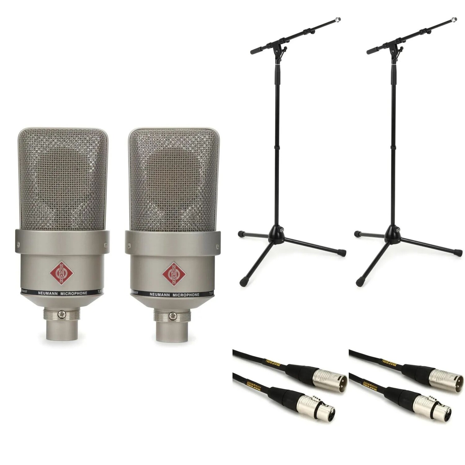 Стереопара Neumann TLM 103 Anniversary Edition — никель, с подставками и кабелями
Стереопара Neumann TLM 103 Anniversary Edition — никель, с подставками и кабелями