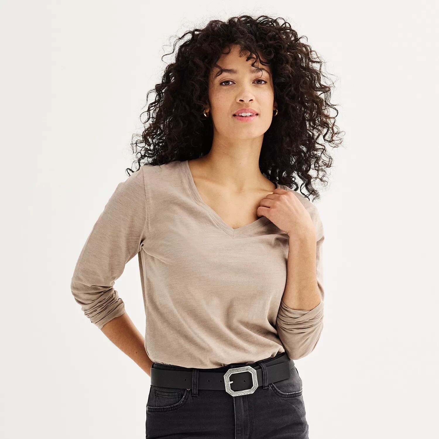 Petite Sonoma Goods For Life Повседневная футболка с V-образным вырезом и длинными рукавами Sonoma Goods For Life
Petite Sonoma Goods For Life Повседневная футболка с V-образным вырезом и длинными рукавами Sonoma Goods For Life