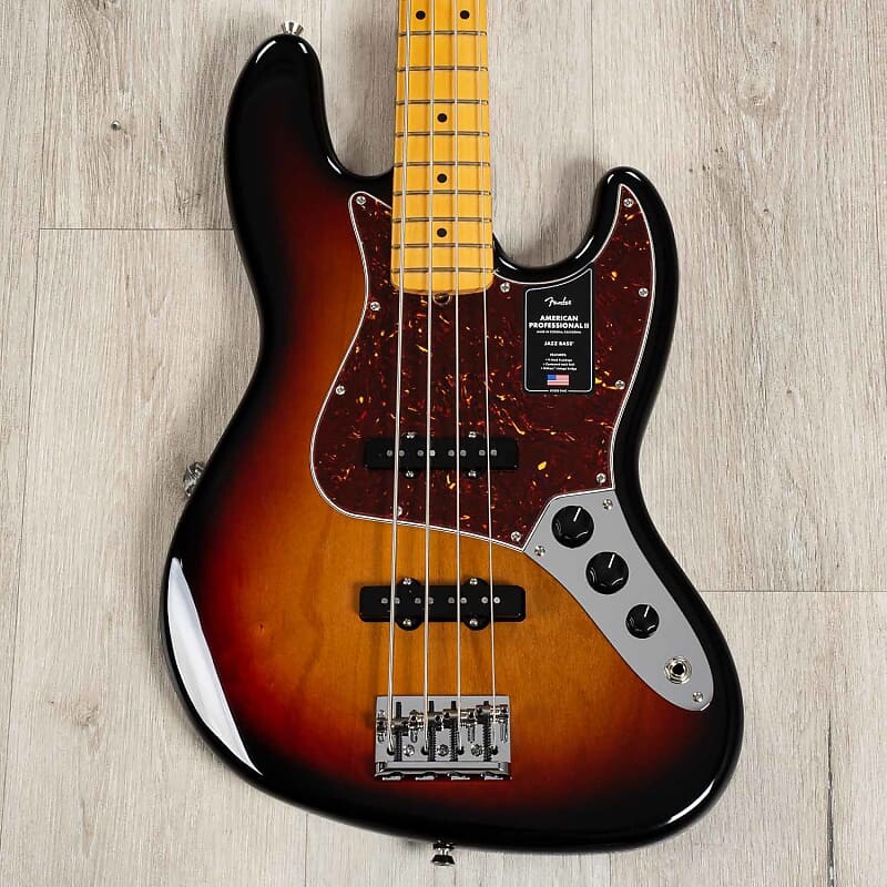 Басс гитара Fender American Professional II Jazz Bass, Maple Fretboard, 3-Color Sunburst
Басс гитара Fender American Professional II Jazz Bass, Maple Fretboard, 3-Color Sunburst