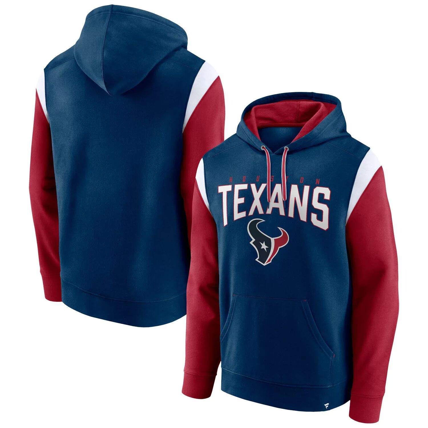 Мужской темно-синий пуловер с капюшоном с логотипом Houston Texans Trench Battle Fanatics
Мужской темно-синий пуловер с капюшоном с логотипом Houston Texans Trench Battle Fanatics