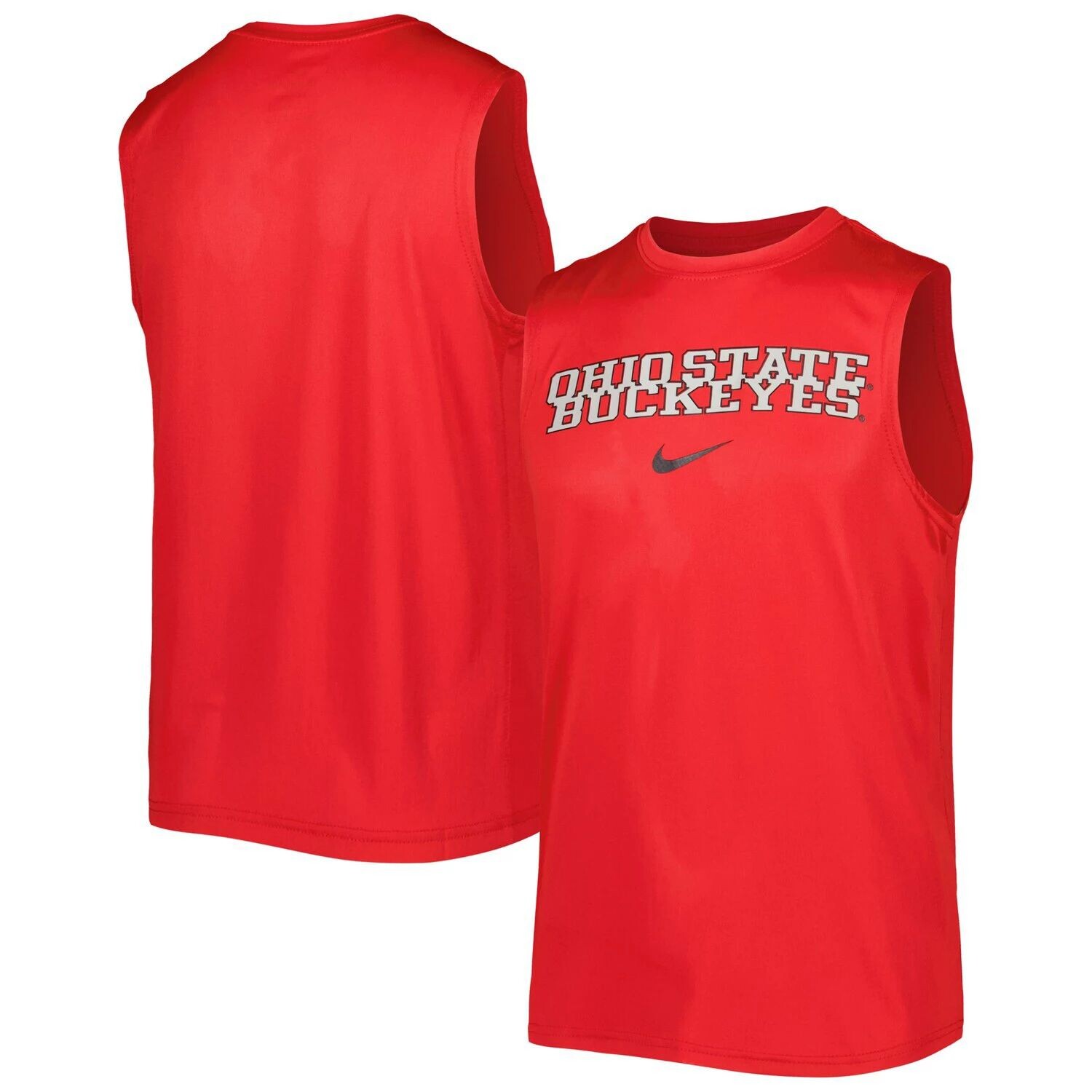 Молодежная футболка без рукавов Nike Scarlet Ohio State Buckeyes Legend Performance Nike
Молодежная футболка без рукавов Nike Scarlet Ohio State Buckeyes Legend Performance Nike
