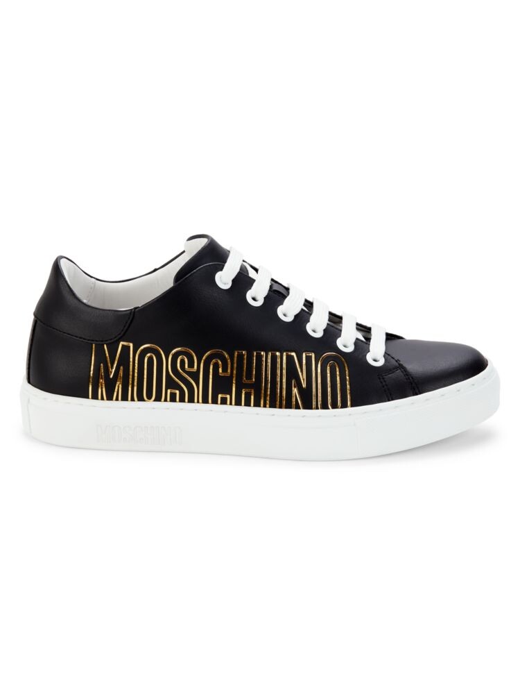 Кожаные кроссовки с металлической отделкой и логотипом Moschino Couture!, черный
Кожаные кроссовки с металлической отделкой и логотипом Moschino Couture!, черный