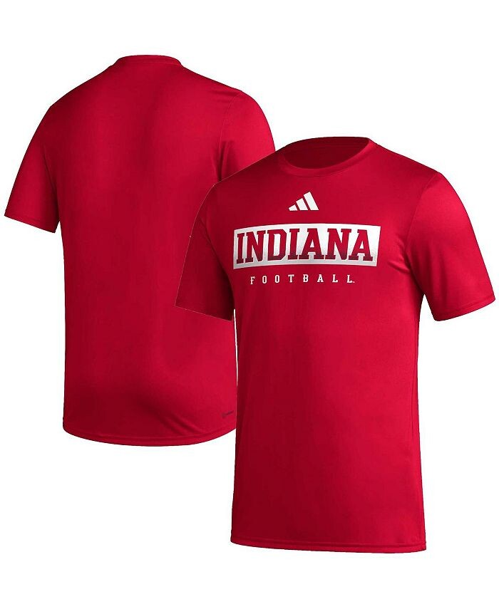 Мужская футболка Crimson Indiana Hoosiers Football Practice AEROREADY Pregame adidas, красный
Мужская футболка Crimson Indiana Hoosiers Football Practice AEROREADY Pregame adidas, красный