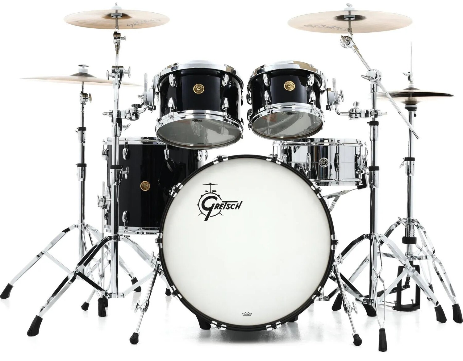 Gretsch Drums USA Custom GRKT-E6246 Набор из 4 частей — сплошной черный (нитрон)
Gretsch Drums USA Custom GRKT-E6246 Набор из 4 частей — сплошной черный (нитрон)