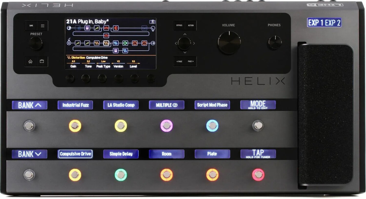 Комплект гитарного мультиэффектного напольного процессора Line 6 Helix Worship — эксклюзивный цвет «серый космос» Sweetwater
Комплект гитарного мультиэффектного напольного процессора Line 6 Helix Worship — эксклюзивный цвет «серый космос» Sweetwater