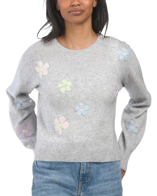 Кашемировый свитер Polly с цветочным принтом и круглым вырезом Brodie Cashmere, серый
Кашемировый свитер Polly с цветочным принтом и круглым вырезом Brodie Cashmere, серый