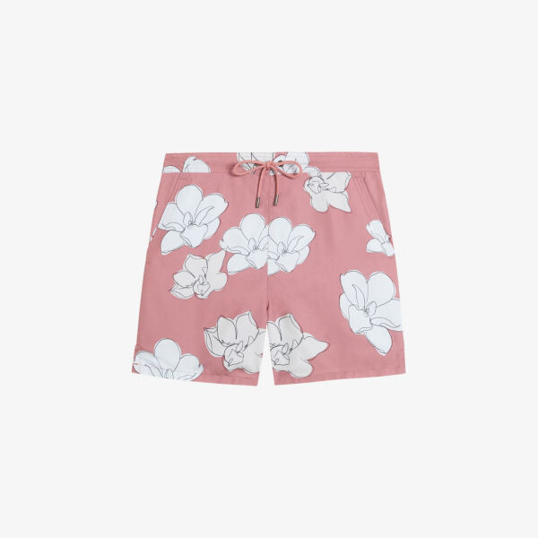 Плавки-шорты Ampbell из переработанного полиэстера с цветочным принтом Ted Baker, розовый
Плавки-шорты Ampbell из переработанного полиэстера с цветочным принтом Ted Baker, розовый