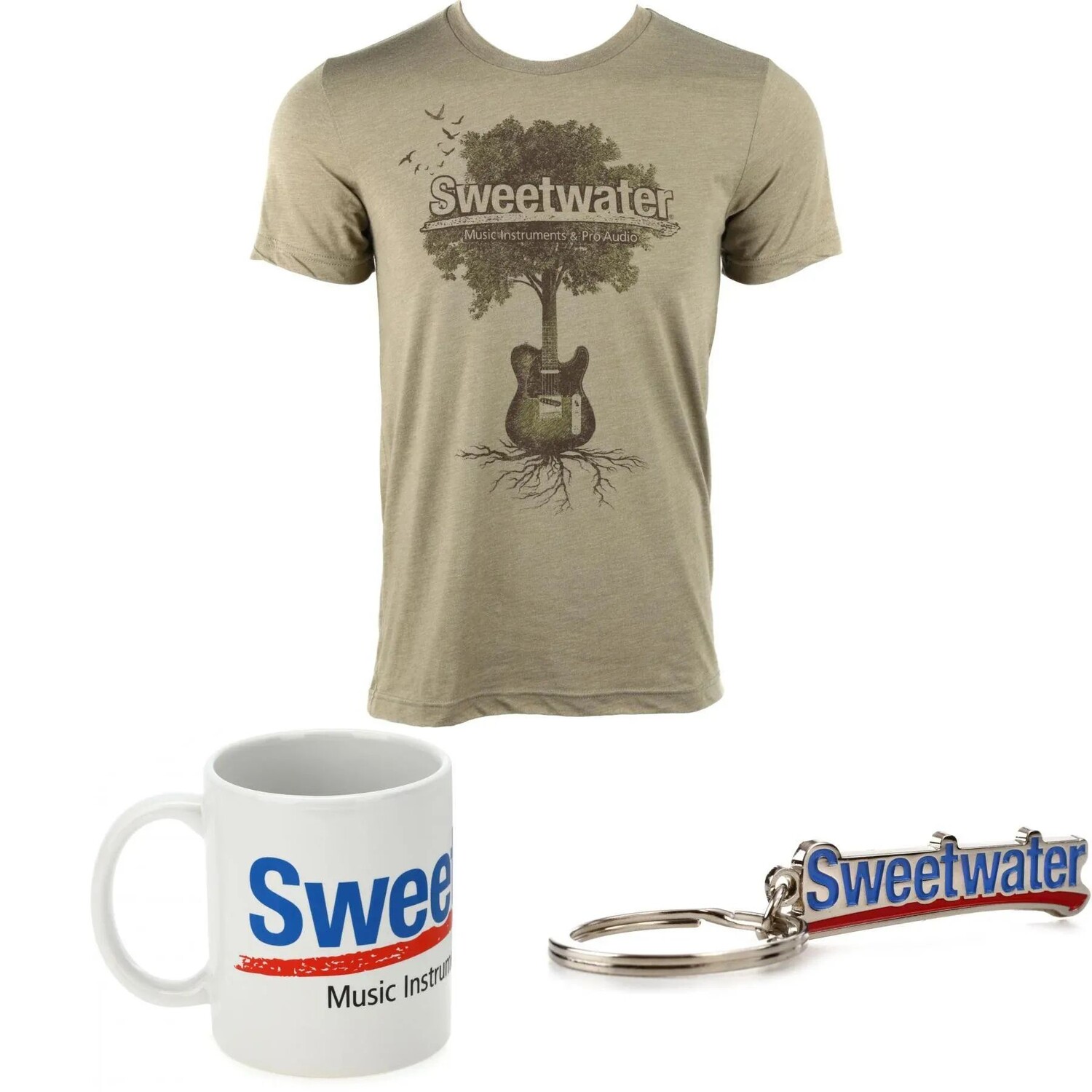 Подарочный набор футболок с графическим рисунком Sweetwater «Guitar Tree» — XXX-Large
Подарочный набор футболок с графическим рисунком Sweetwater «Guitar Tree» — XXX-Large