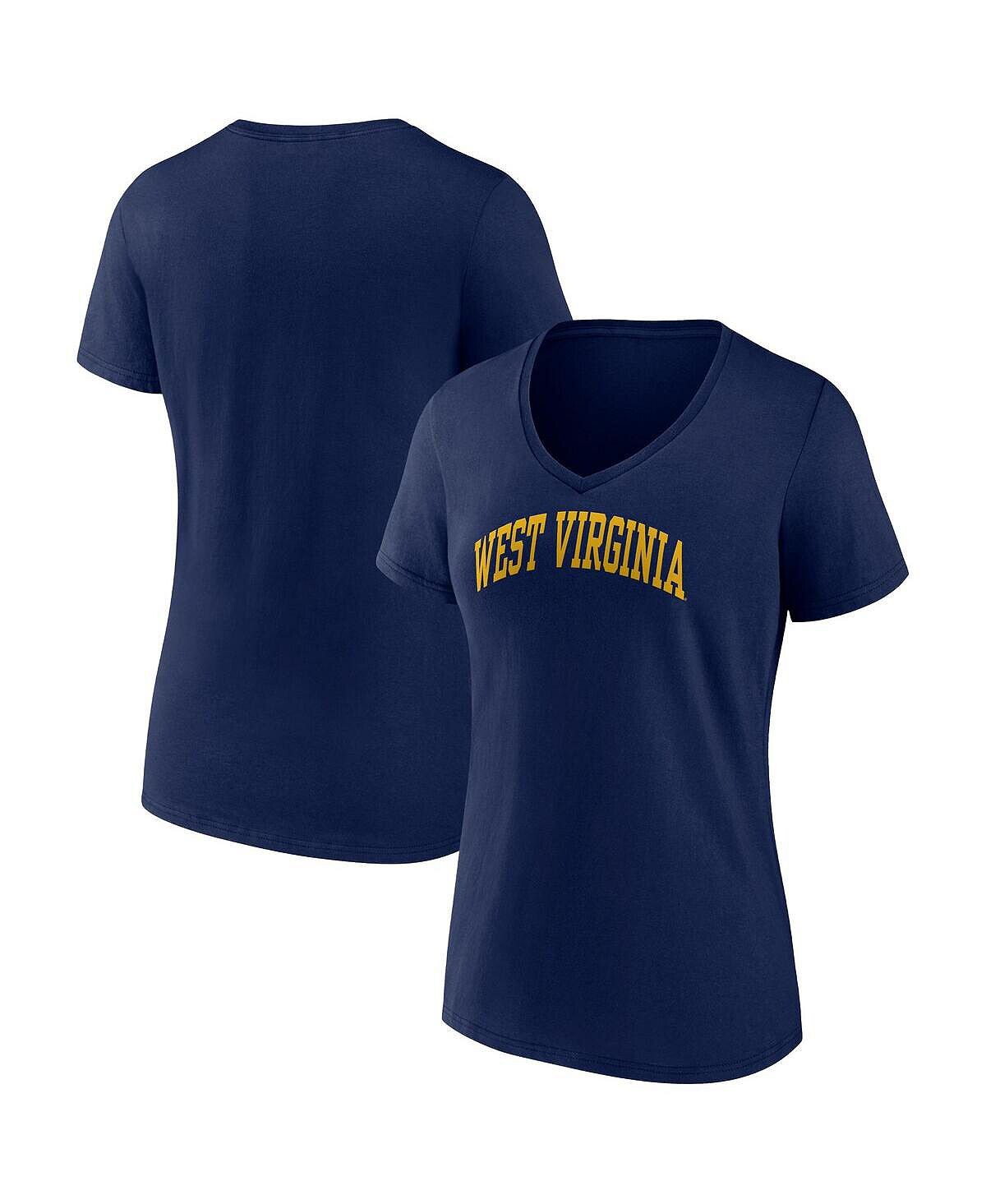 Женская темно-синяя футболка West Virginia Mountaineers Basic с v-образным вырезом и аркой Fanatics, темно-синий
Женская темно-синяя футболка West Virginia Mountaineers Basic с v-образным вырезом и аркой Fanatics, темно-синий