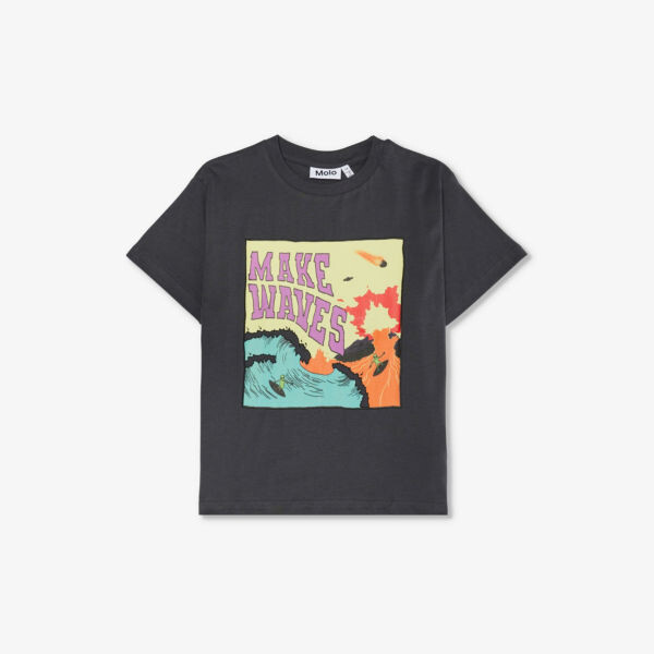 Футболка riley из органического хлопка с графическим принтом 6–12 лет Molo, цвет surf on fire
Футболка riley из органического хлопка с графическим принтом 6–12 лет Molo, цвет surf on fire