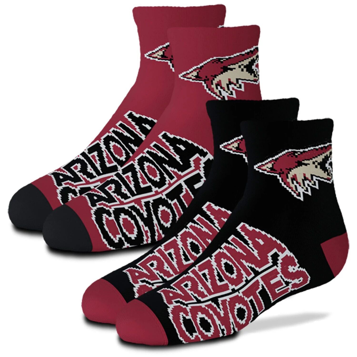 Комплект из двух носков Team Youth For Bare Feet Arizona Coyotes длиной в четверть длины Unbranded
Комплект из двух носков Team Youth For Bare Feet Arizona Coyotes длиной в четверть длины Unbranded