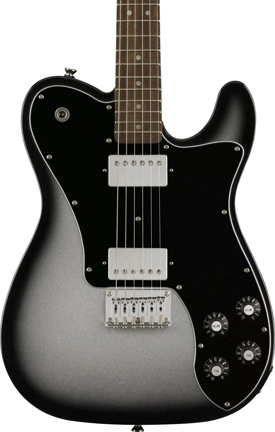 Электрогитара Squier Affinity Series Telecaster Deluxe — Silver Burst, эксклюзивно для Sweetwater
Электрогитара Squier Affinity Series Telecaster Deluxe — Silver Burst, эксклюзивно для Sweetwater