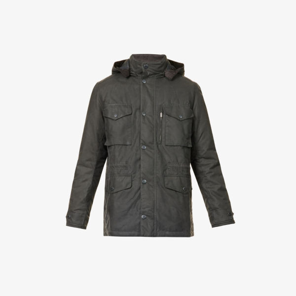 Зимняя куртка Sapper из вощеного хлопка классического кроя с воротником-воронкой Barbour, черный
Зимняя куртка Sapper из вощеного хлопка классического кроя с воротником-воронкой Barbour, черный