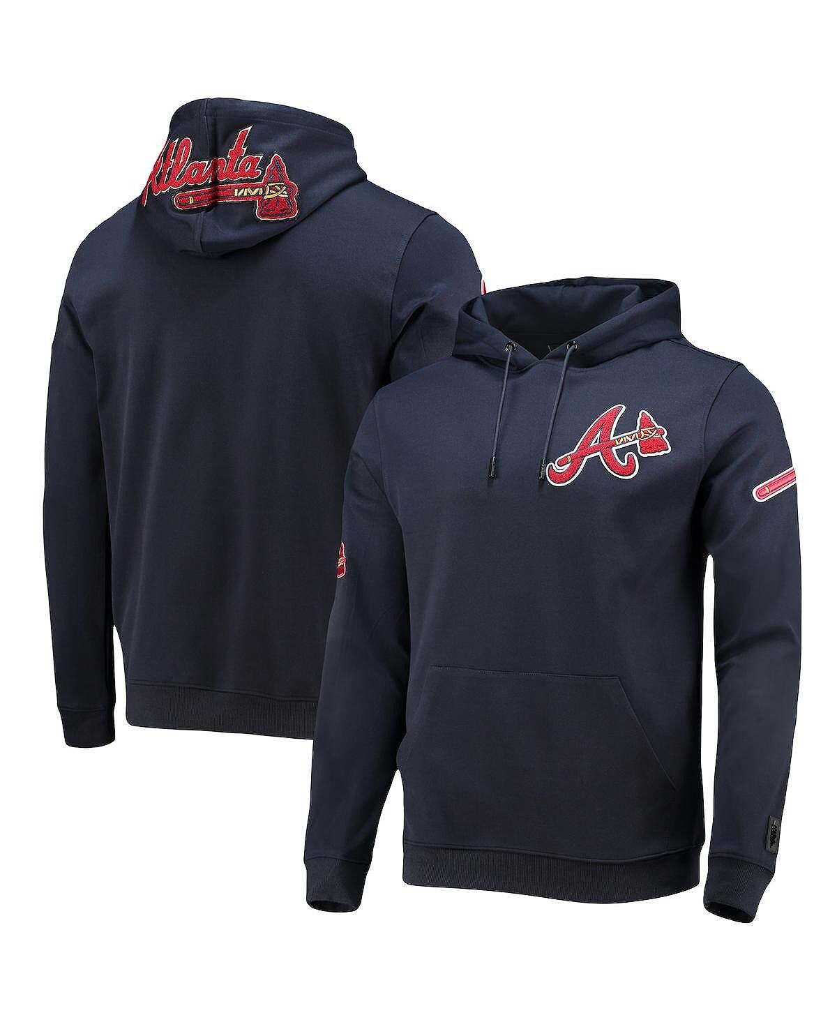 Мужской темно-синий пуловер с капюшоном и логотипом Atlanta Braves Team Pro Standard
Мужской темно-синий пуловер с капюшоном и логотипом Atlanta Braves Team Pro Standard