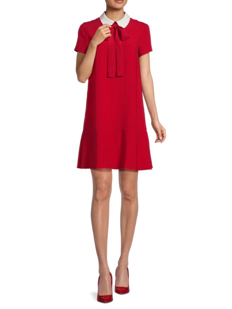 Мини-платье с заниженной талией и завязками на шее Redvalentino, цвет Deep Red Milk
Мини-платье с заниженной талией и завязками на шее Redvalentino, цвет Deep Red Milk