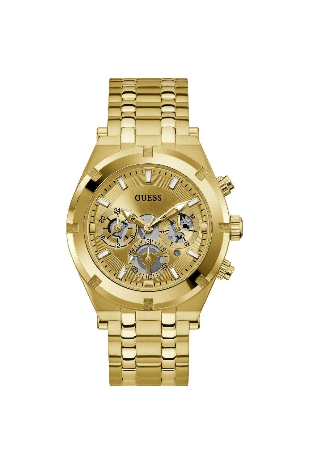 Модные аналоговые кварцевые часы Continental из нержавеющей стали — Gw0260G4 Guess, желтый
Модные аналоговые кварцевые часы Continental из нержавеющей стали — Gw0260G4 Guess, желтый
