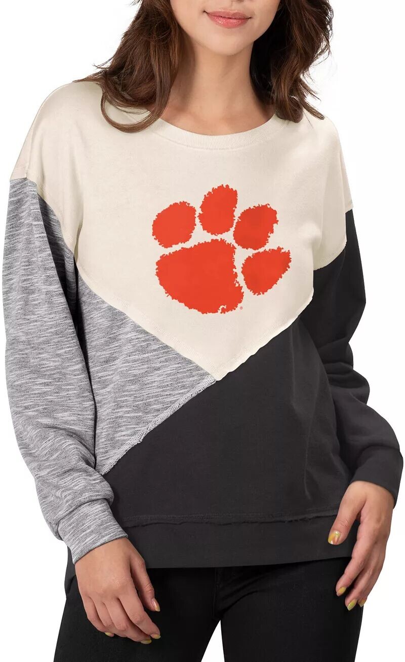 Черный женский свитшот с круглым вырезом Touch by Alyssa Milano Clemson Tigers Star Player
Черный женский свитшот с круглым вырезом Touch by Alyssa Milano Clemson Tigers Star Player