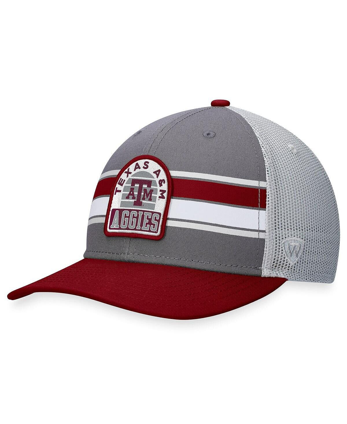 Мужская регулируемая шляпа серо-бордового цвета Texas A&M Aggies Aurora Trucker Top of the World
Мужская регулируемая шляпа серо-бордового цвета Texas A&M Aggies Aurora Trucker Top of the World