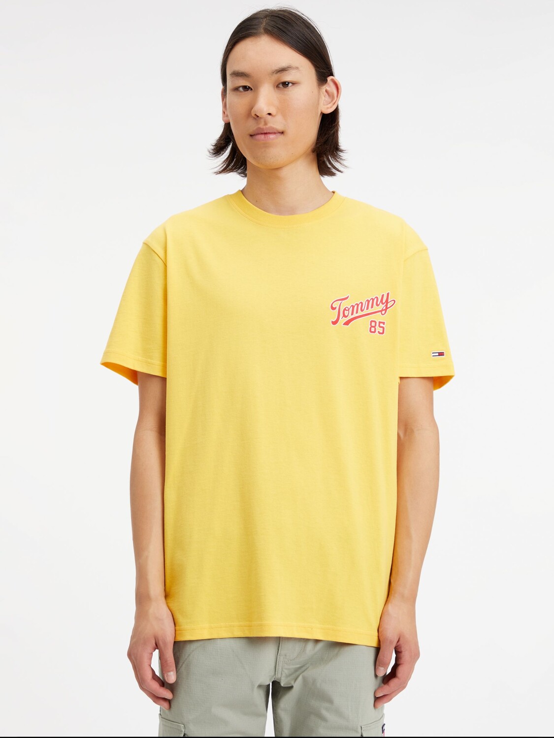 Футболка с логотипом Tommy Jeans College 85 из органического хлопка, теплый желтый
Футболка с логотипом Tommy Jeans College 85 из органического хлопка, теплый желтый