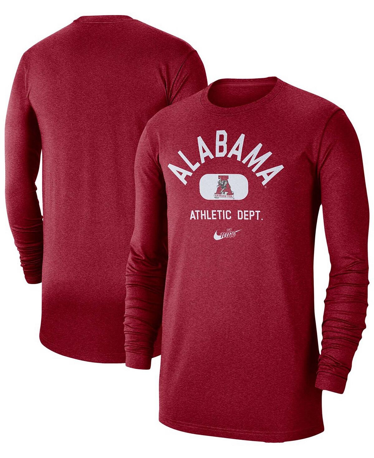 Мужская текстурированная футболка с длинным рукавом Crimson Alabama Crimson Tide Nike
Мужская текстурированная футболка с длинным рукавом Crimson Alabama Crimson Tide Nike