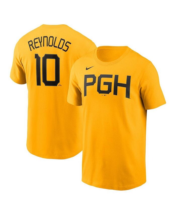 Мужская футболка Bryan Reynolds Gold Pittsburgh Pirates 2023 City Connect с именем и номером Nike, золото
Мужская футболка Bryan Reynolds Gold Pittsburgh Pirates 2023 City Connect с именем и номером Nike, золото