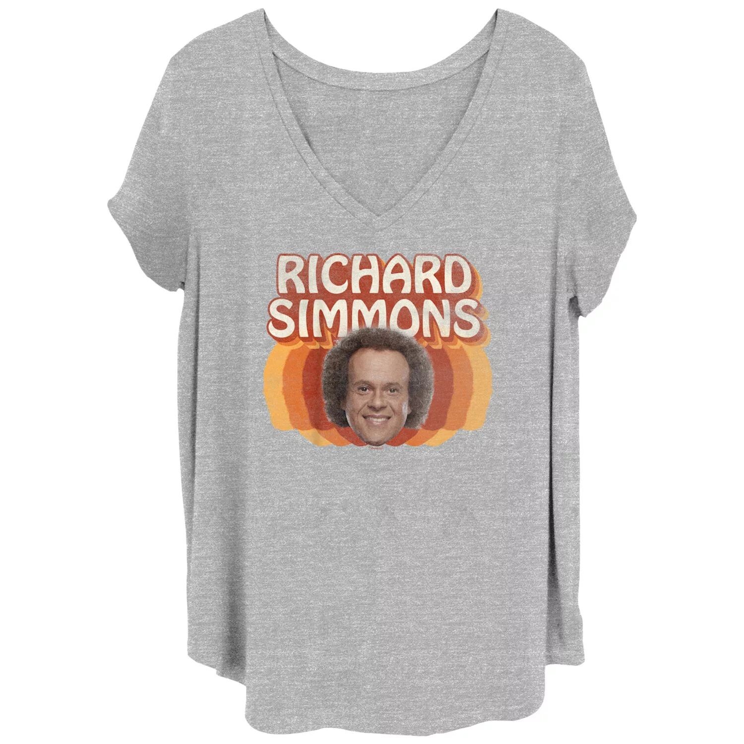 Футболка больших размеров Richard Simmons для юниоров с V-образным вырезом и графическим рисунком Licensed Character
Футболка больших размеров Richard Simmons для юниоров с V-образным вырезом и графическим рисунком Licensed Character
