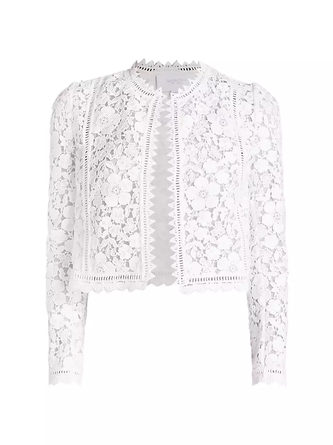 Укороченная куртка из хлопкового кружева Giambattista Valli, слоновая кость, Бежевый
Укороченная куртка из хлопкового кружева Giambattista Valli, слоновая кость, Бежевый