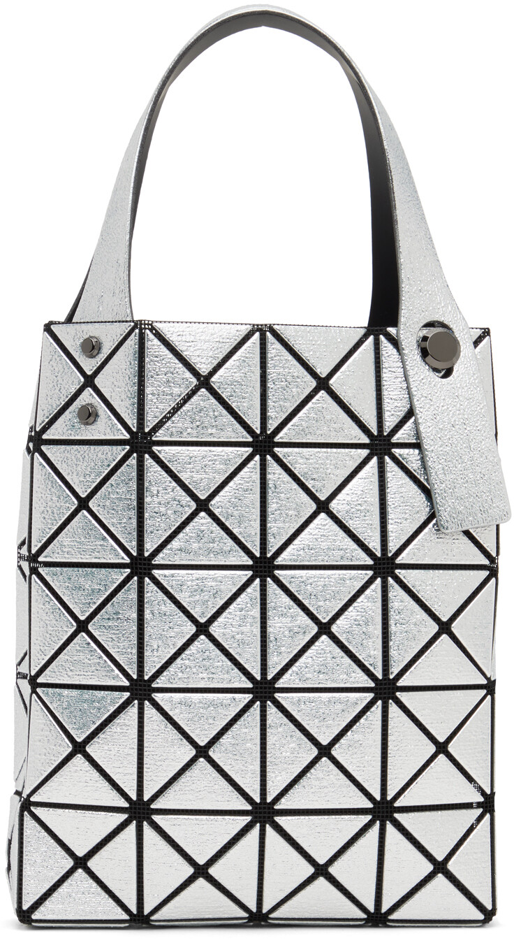 Миниатюрная сумка-тоут серебряного платинового цвета Bao Bao Issey Miyake, цвет Silver
Миниатюрная сумка-тоут серебряного платинового цвета Bao Bao Issey Miyake, цвет Silver
