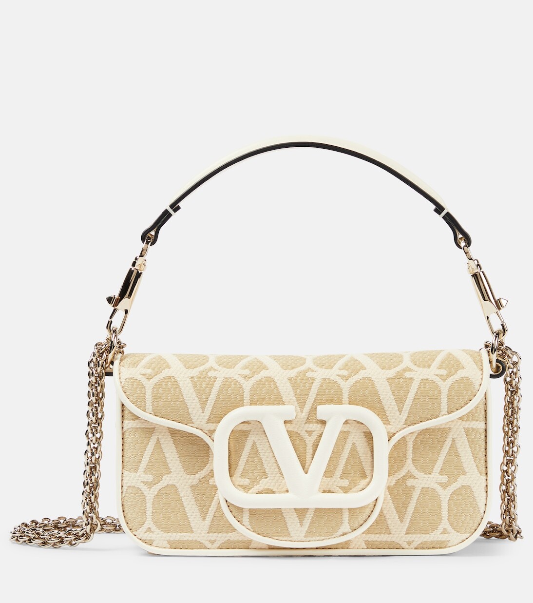 Маленькая сумка через плечо locò toile iconographe Valentino Garavani, бежевый
Маленькая сумка через плечо locò toile iconographe Valentino Garavani, бежевый