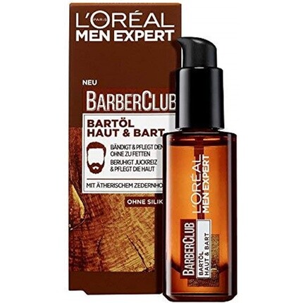 Масло для бороды Men Expert Barber Club Cedarwood для ежедневного ухода за бородой, 30 мл, L'Oreal
Масло для бороды Men Expert Barber Club Cedarwood для ежедневного ухода за бородой, 30 мл, L'Oreal