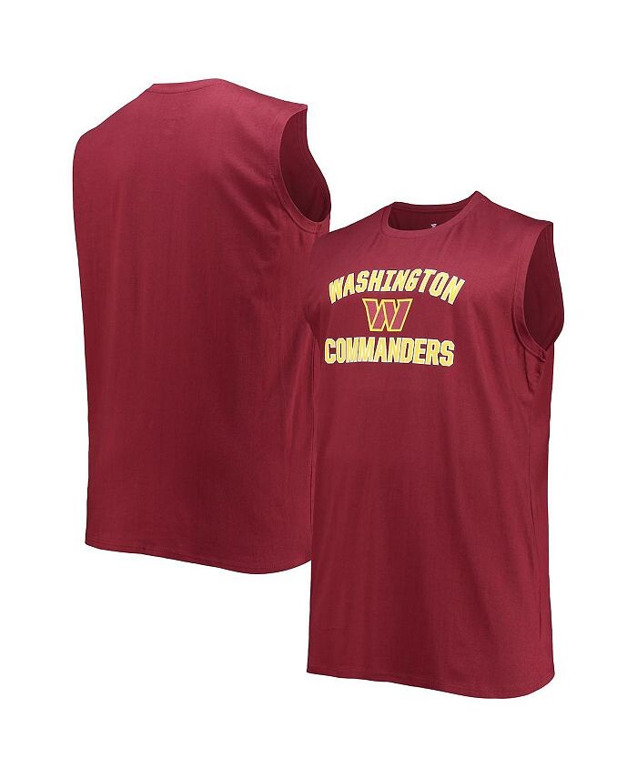 Мужская майка Washington Commanders Big and Tall Muscle бордового цвета Fanatics, красный
Мужская майка Washington Commanders Big and Tall Muscle бордового цвета Fanatics, красный