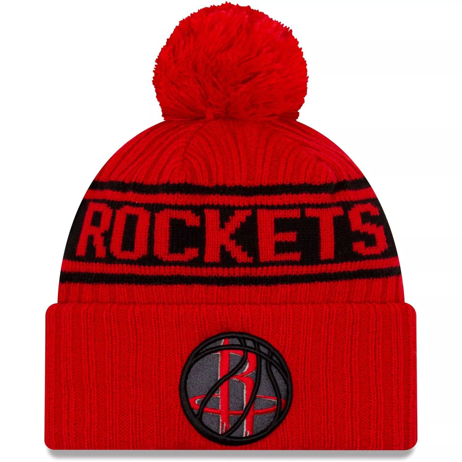 Мужская вязаная шапка New Era Red Houston Rockets 2021 NBA Draft с манжетами и помпоном
Мужская вязаная шапка New Era Red Houston Rockets 2021 NBA Draft с манжетами и помпоном