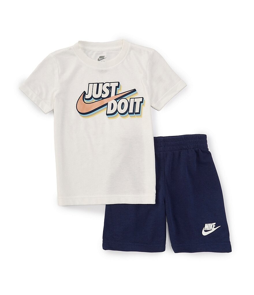 Футболка из джерси Just Do It с короткими рукавами Nike Little Boys 2T-7 и комплект шорт из французского махрового цвета, синий
Футболка из джерси Just Do It с короткими рукавами Nike Little Boys 2T-7 и комплект шорт из французского махрового цвета, синий