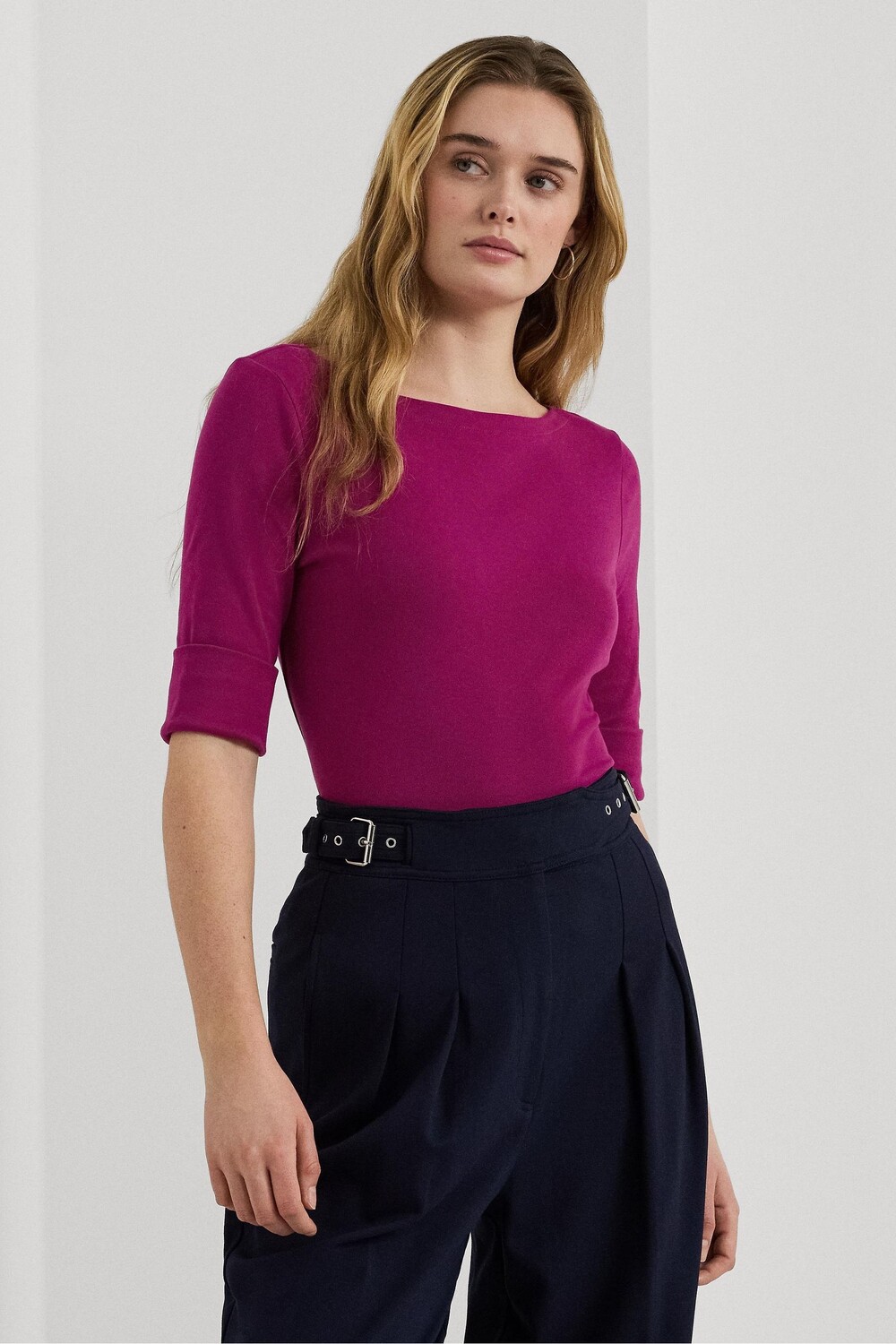 Топ из эластичного хлопка Judy с вырезом лодочкой Lauren Ralph Lauren, фиолетовый
Топ из эластичного хлопка Judy с вырезом лодочкой Lauren Ralph Lauren, фиолетовый