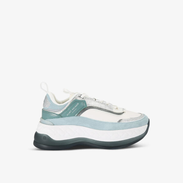 Кожаные кроссовки kensington pump с низким берцем и орлом Kurt Geiger London, синий
Кожаные кроссовки kensington pump с низким берцем и орлом Kurt Geiger London, синий