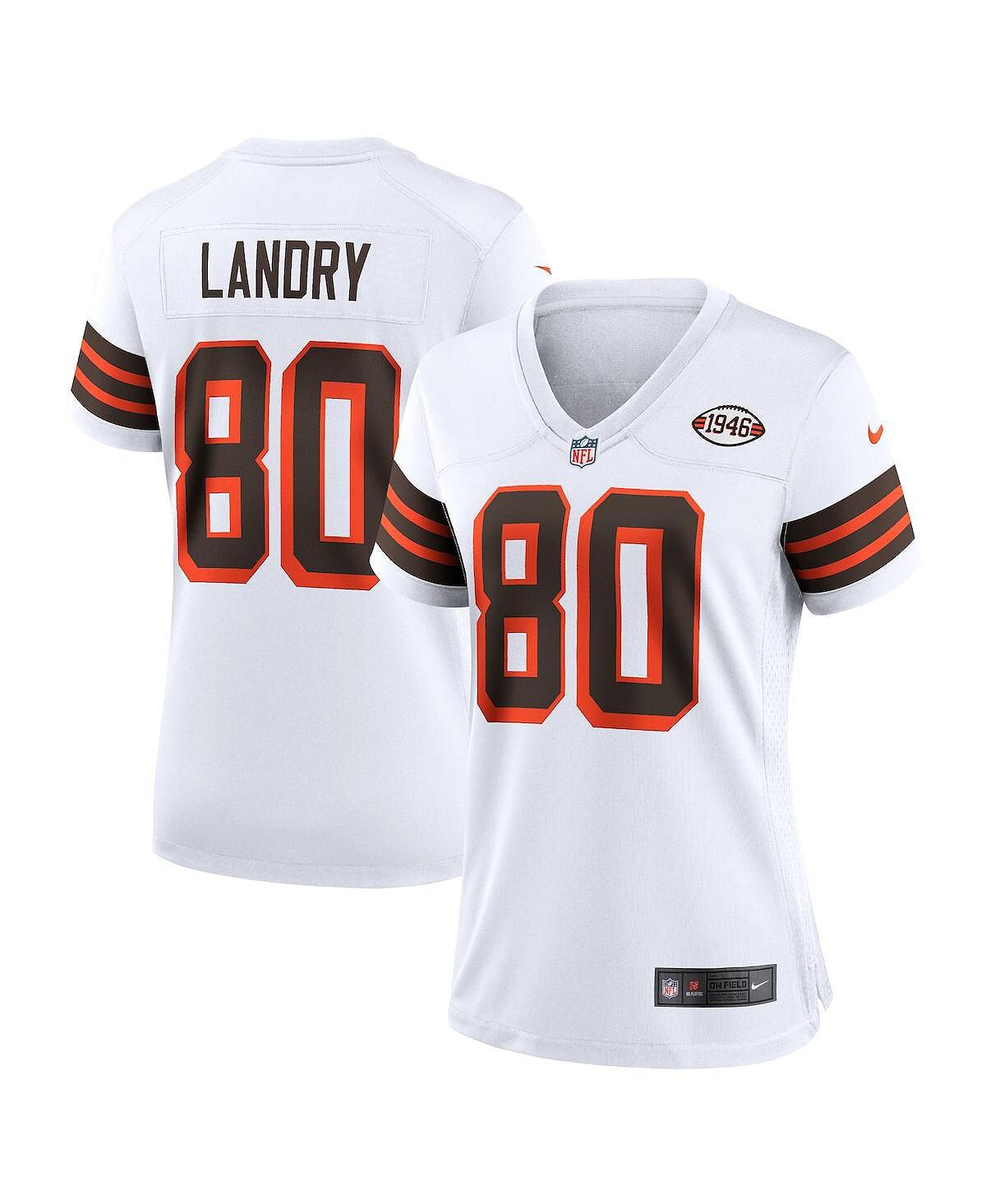 Женское джерси для альтернативной игры Jarvis Landry White Cleveland Browns 1946 Collection Nike, белый
Женское джерси для альтернативной игры Jarvis Landry White Cleveland Browns 1946 Collection Nike, белый