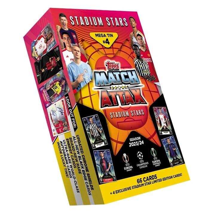 Большие жестяные футбольные карточки Match Attax с Лигой чемпионов 2024 года Burda Publishing Polska
Большие жестяные футбольные карточки Match Attax с Лигой чемпионов 2024 года Burda Publishing Polska