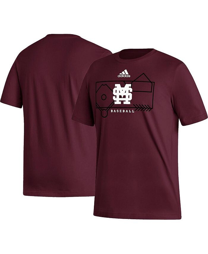 Мужская темно-бордовая футболка Mississippi State Bulldogs Locker Lines Baseball Fresh adidas, красный
Мужская темно-бордовая футболка Mississippi State Bulldogs Locker Lines Baseball Fresh adidas, красный