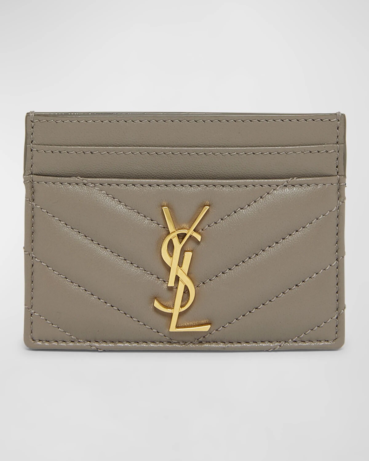 Чехол для визиток YSL Monogram из стеганой гладкой кожи Saint Laurent, цвет Greyish Brown
Чехол для визиток YSL Monogram из стеганой гладкой кожи Saint Laurent, цвет Greyish Brown