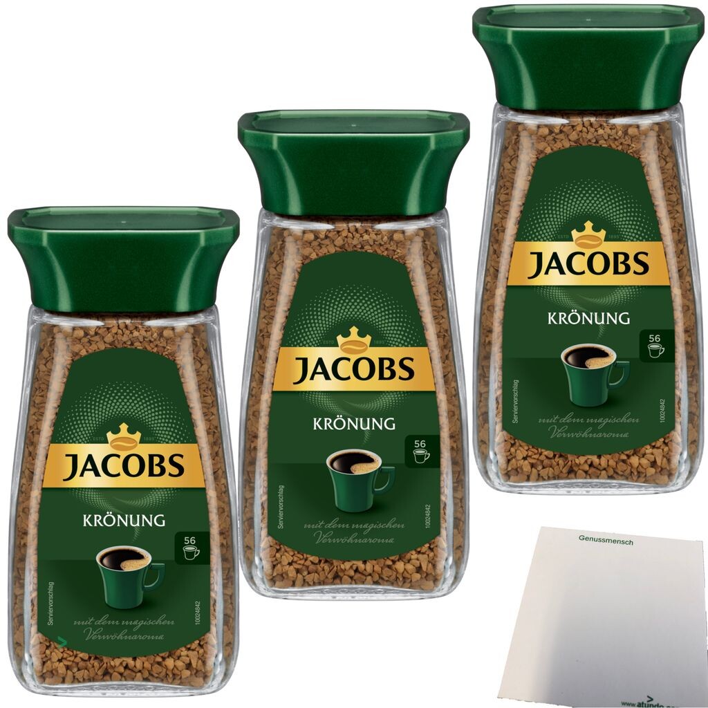 Растворимый кофе Jacobs Krönung, растворимый кофе, упаковка 3 шт. (3 банки по 100 г) + блок usy
Растворимый кофе Jacobs Krönung, растворимый кофе, упаковка 3 шт. (3 банки по 100 г) + блок usy