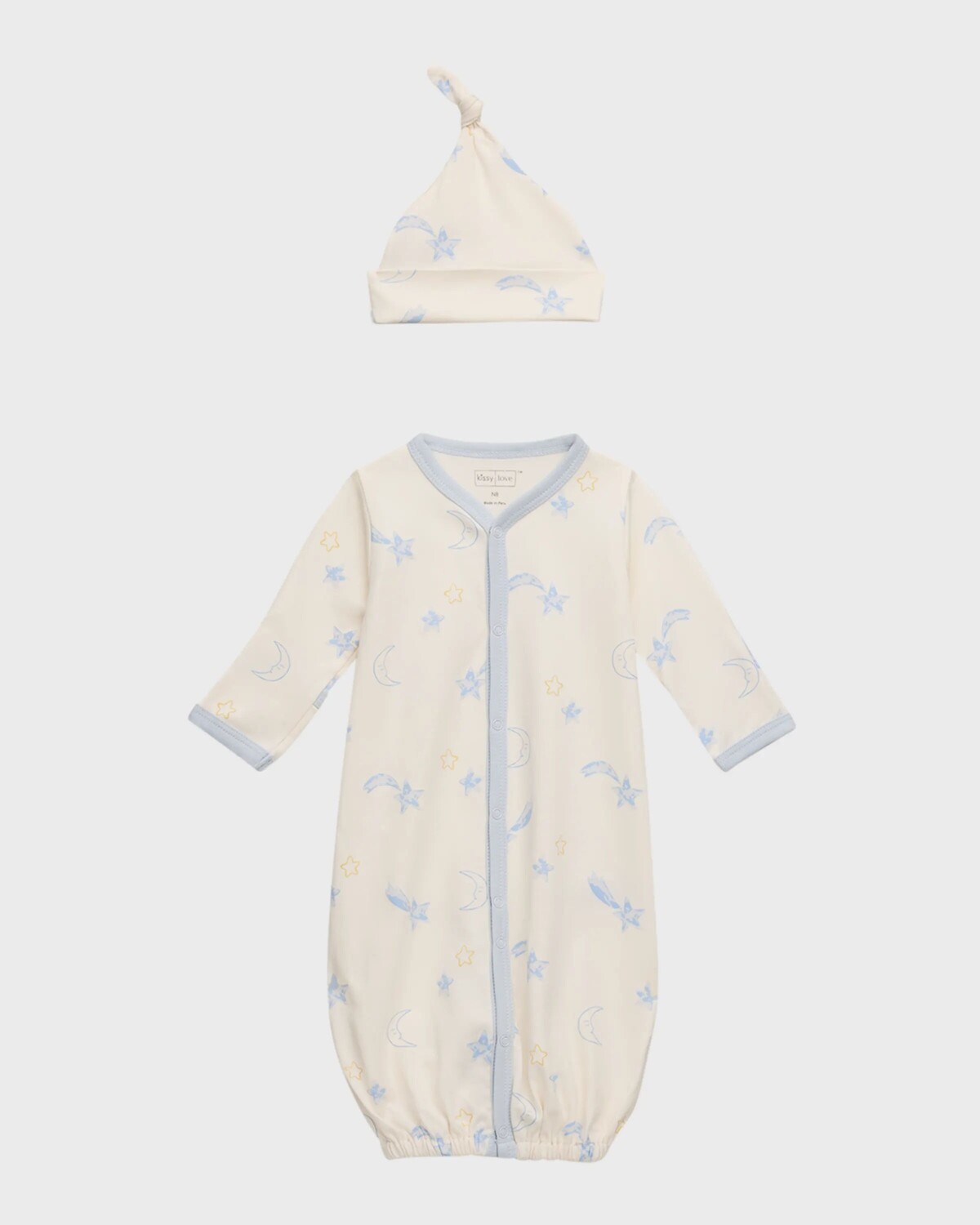 Комплект из платья-трансформера и шапки Starry Sky для мальчика, размер Newborn-S Kissy Kissy, синий
Комплект из платья-трансформера и шапки Starry Sky для мальчика, размер Newborn-S Kissy Kissy, синий