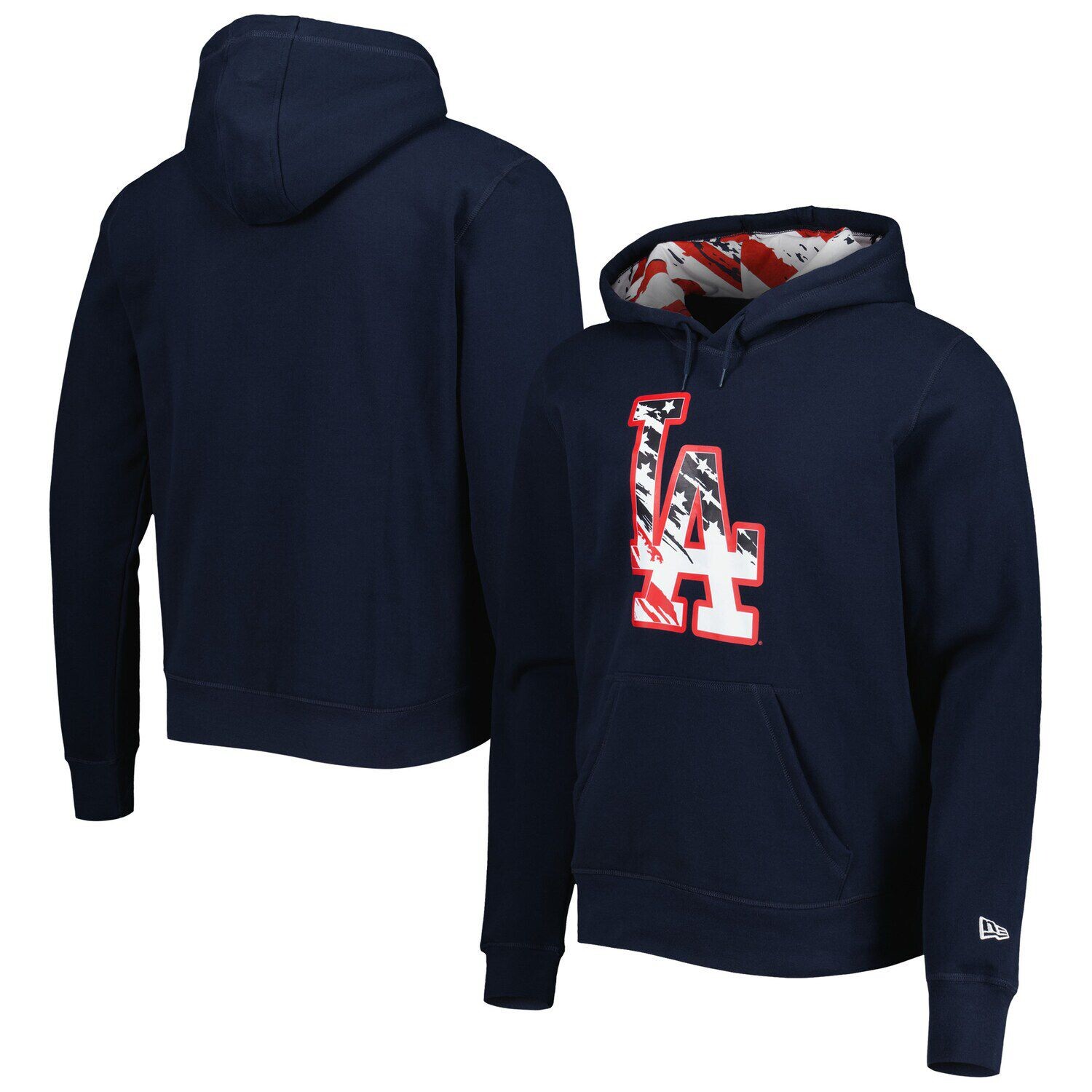 Мужской пуловер с капюшоном New Era Navy Los Angeles Dodgers со звездами и полосками 4 июля
Мужской пуловер с капюшоном New Era Navy Los Angeles Dodgers со звездами и полосками 4 июля