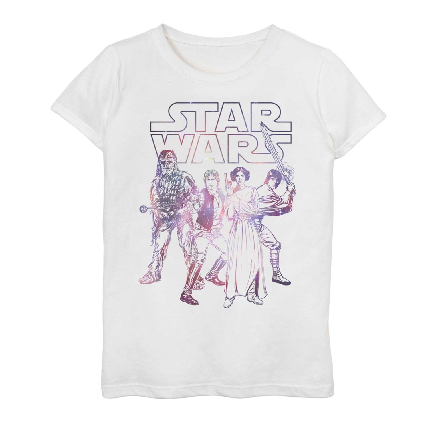 Футболка с рисунком Star Wars Rebel Group для девочек 7–16 лет Licensed Character, белый
Футболка с рисунком Star Wars Rebel Group для девочек 7–16 лет Licensed Character, белый
