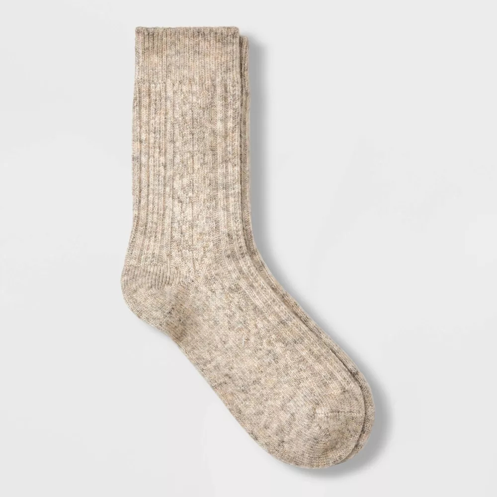 Женские носки-свитера Cable Crew Boot Socks Universal Thread, цвет Oatmeal Heather
Женские носки-свитера Cable Crew Boot Socks Universal Thread, цвет Oatmeal Heather